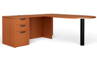 Desk with Island Return