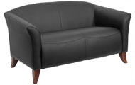Guest Reception Couch Black